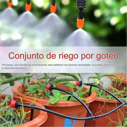 Kit Riego Automatico por Goteo 30m