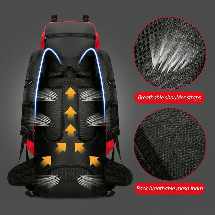 Mochila outdoor Impermeable 90L