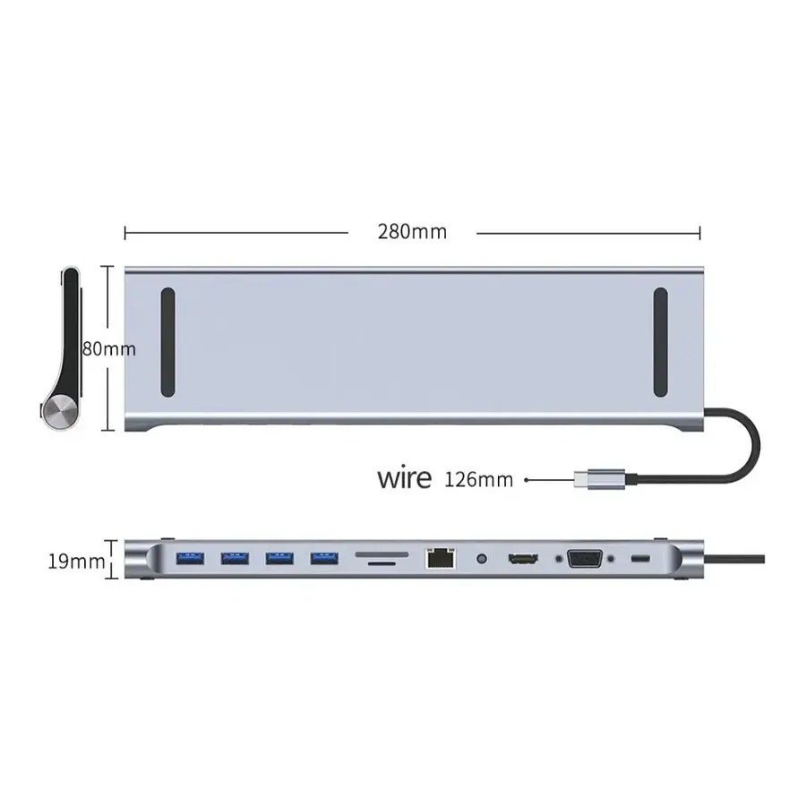 Hub 11 en 1 USB-C