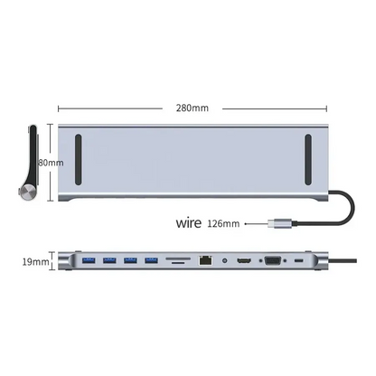 Hub 11 en 1 USB-C