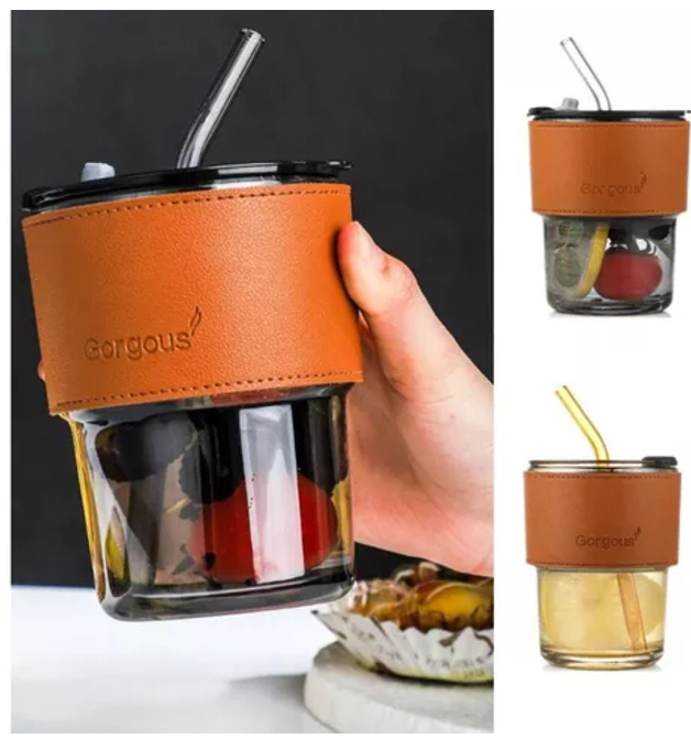 Mug Vidrio para Infusiones