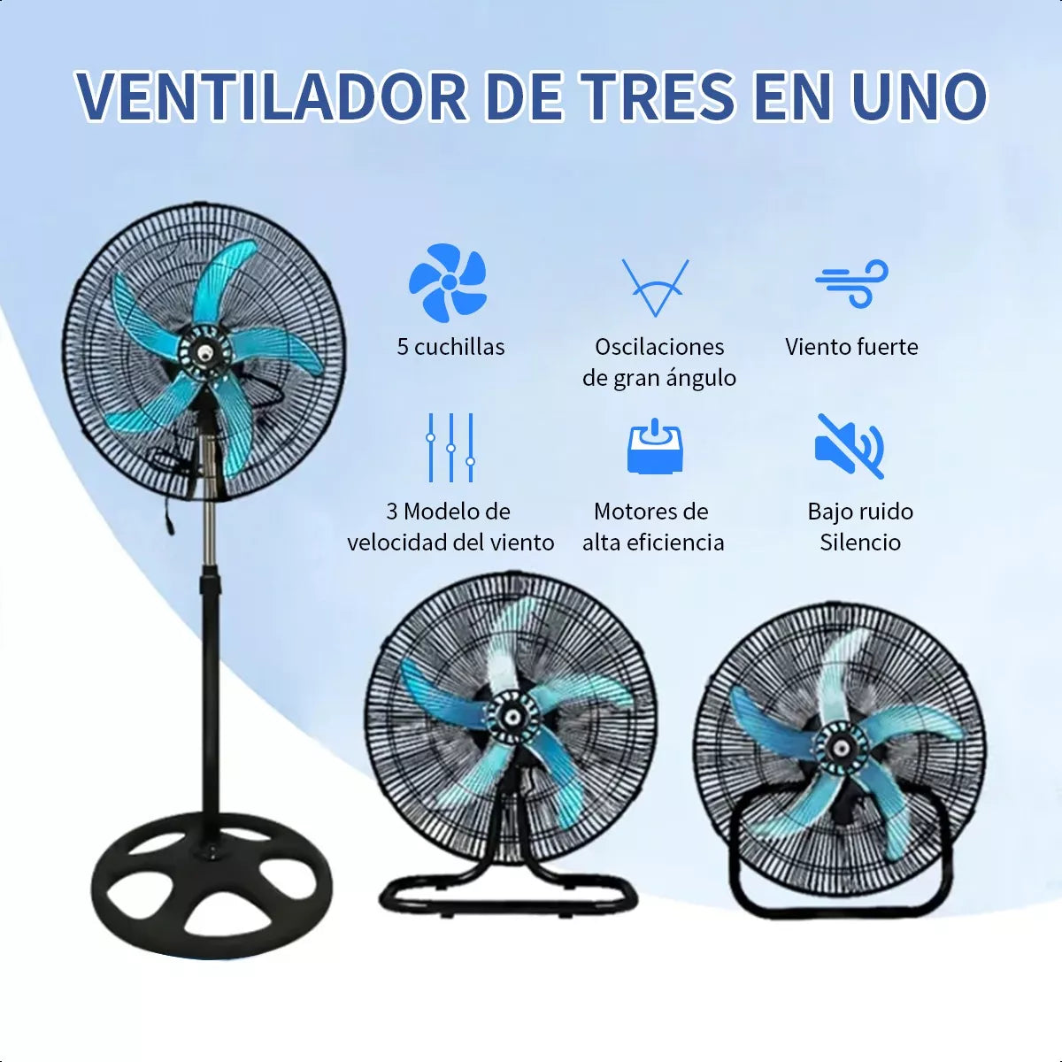 Ventilador 3 en 1